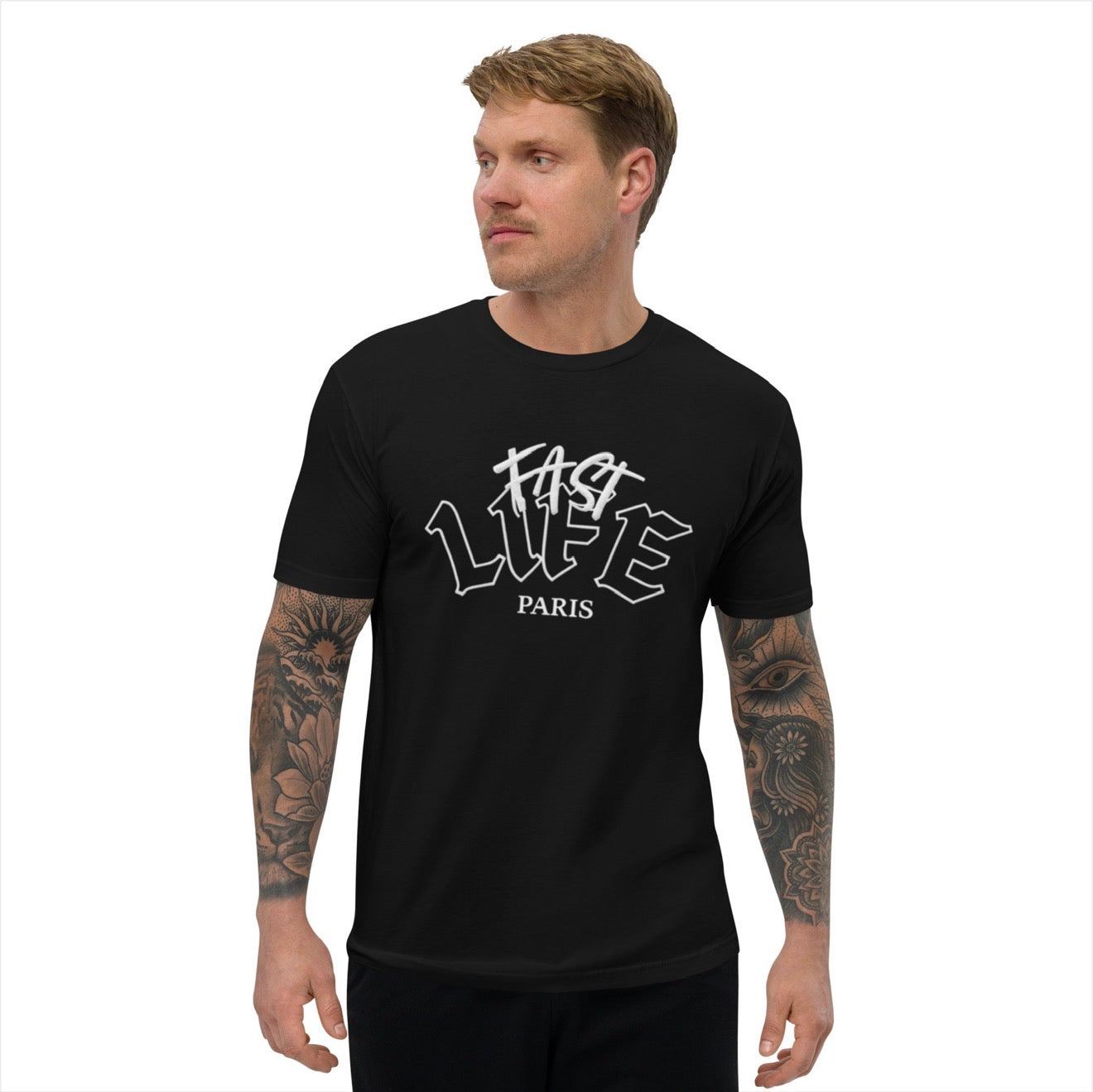 TEE SHIRT BLACC — FASTLIFE PARIS